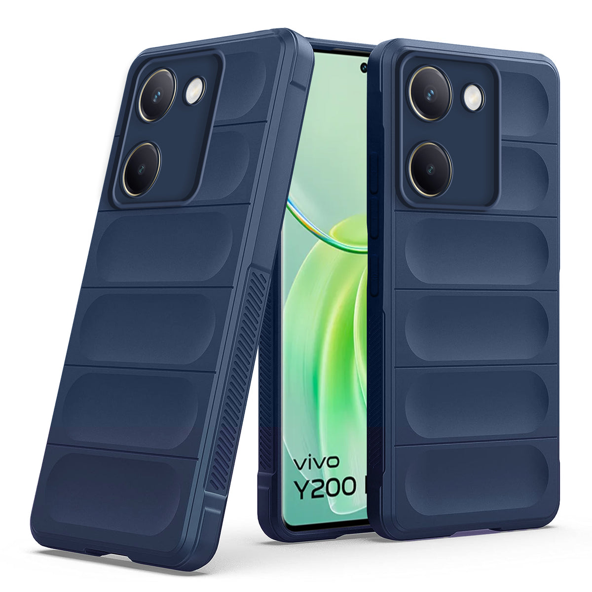 Soft Silicone Comfort Grip Back Cover Case For Vivo Y200 Pro 5G