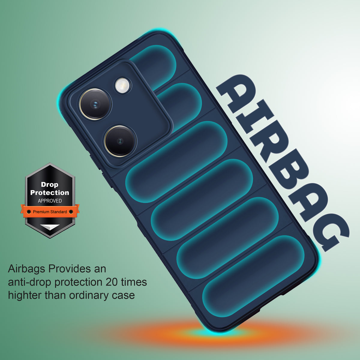Soft Silicone Comfort Grip Back Cover Case For Vivo Y200 Pro 5G