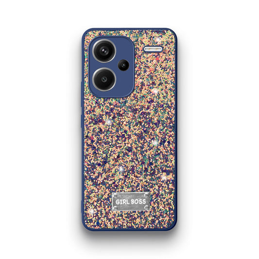 Sparkling Glitter Sequin Case with Camera Shield Back Cover For Redmi Note 13 Pro Plus 5G