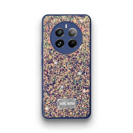 Sparkling Glitter Sequin Case with Camera Shield Back Cover For Realme Narzo 70 5G