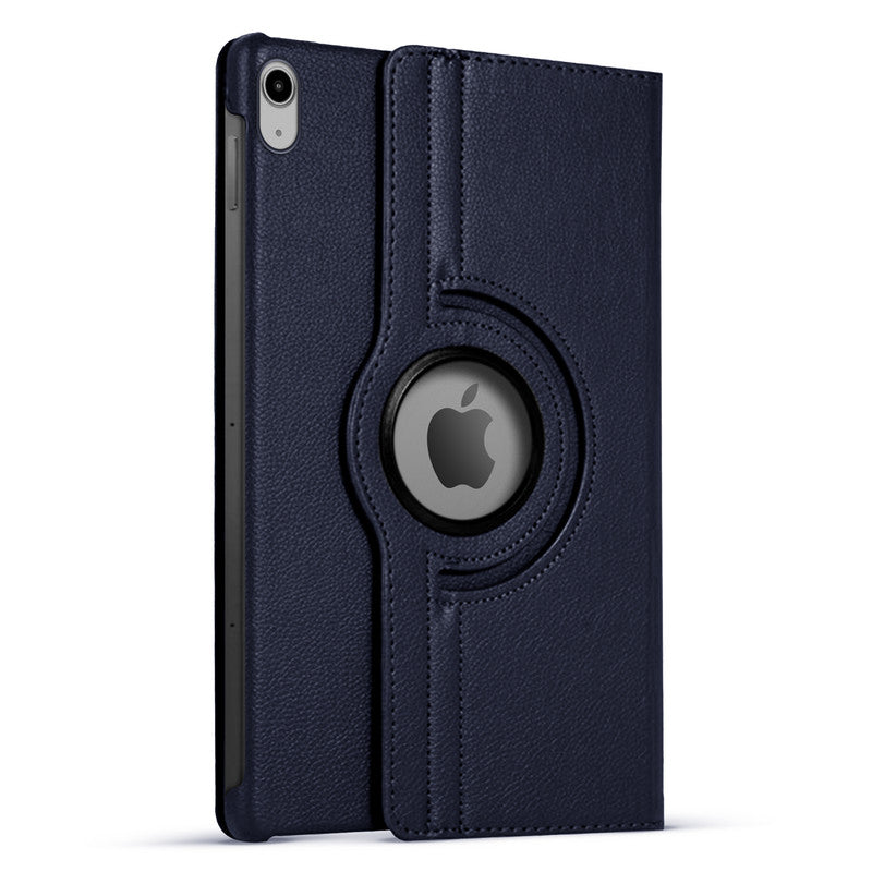 360 Degree Rotating PU Leather Tablet Flip Cover For Apple iPad (10th Generation) 10.9" - Blue