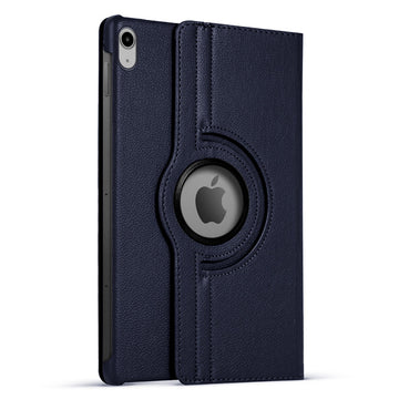 360 Degree Rotating PU Leather Tablet Flip Cover For Apple iPad (10th Generation) 10.9" - Blue