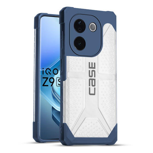 Impact-Resistant Frosty Case with Dual-Layer Protection Back Case For iQOO Z9s Pro 5G