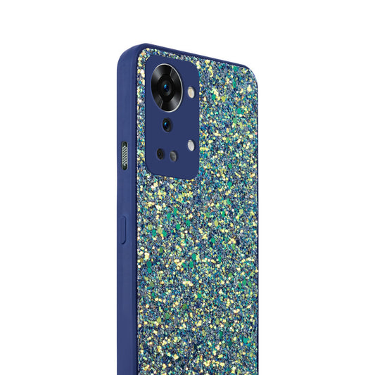 Sparkling Glitter Sequin Case with Camera Shield Back Cover For OnePlus Nord 2T 5G