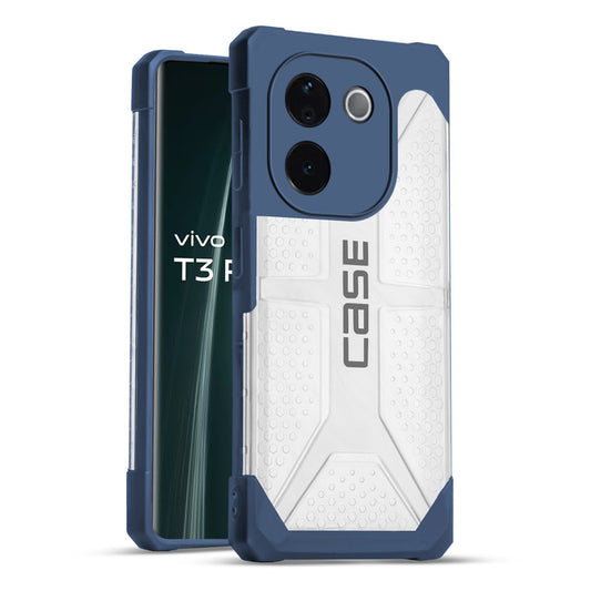 Impact-Resistant Frosty Case with Dual-Layer Protection Back Case For Vivo T3 Pro 5G