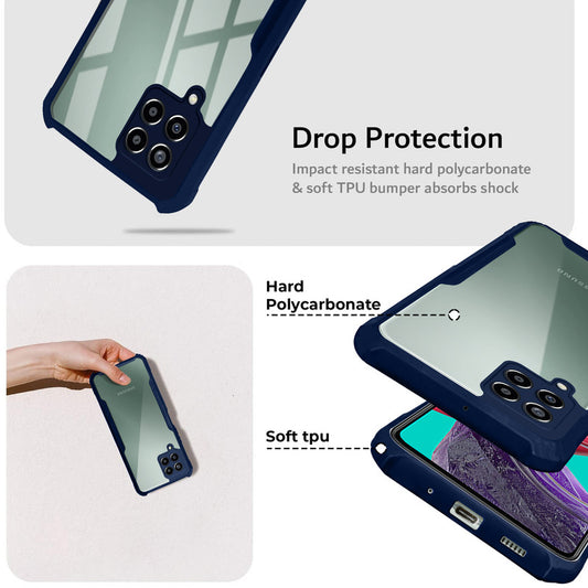 Premium Acrylic Transparent Back Cover for Samsung M53 5G