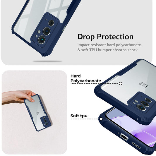Premium Acrylic Transparent Back Cover for OnePlus 9RT