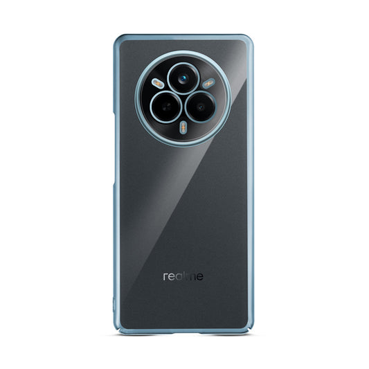 Crystal Clear Premium Shiny colorful Edges Hard Back Case With Camera Protection for Realme 14 Pro 5G