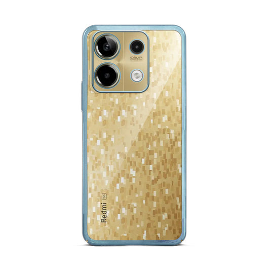 Crystal Clear Premium Shiny colorful Edges Hard Back Case For Redmi Note 13 5G