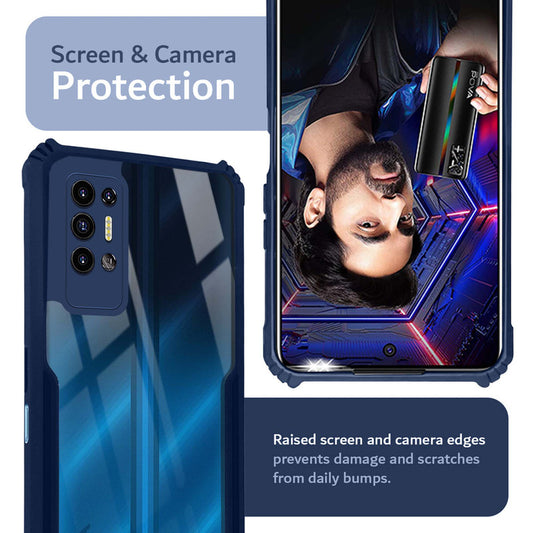 Premium Acrylic Transparent Back Cover for Tecno Pova 2