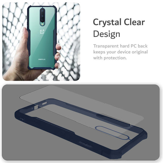 Premium Acrylic Transparent Back Cover for Oneplus 8