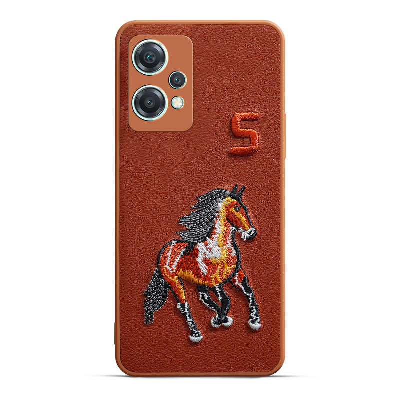 Premium Leather with Exquisite Embroidery for OnePlus Nord CE 2 Lite 5G