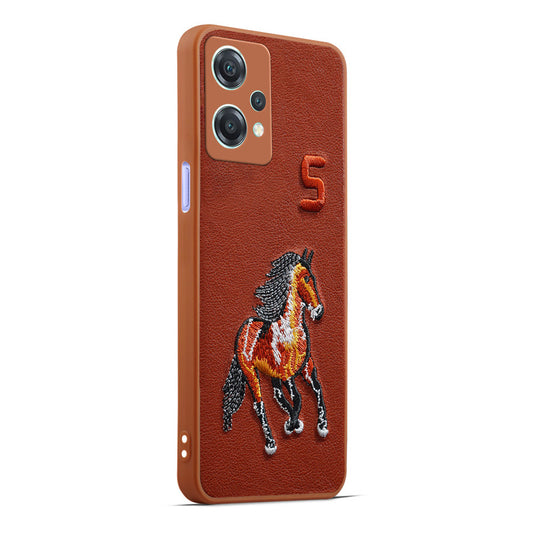 Premium Leather with Exquisite Embroidery for Oneplus Nord CE 2 Lite 5g