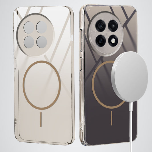 Crystal Clear Hard Back Anti-Yellowing with MagSafe Compatibility Phone Case For OnePlus 13R 5G