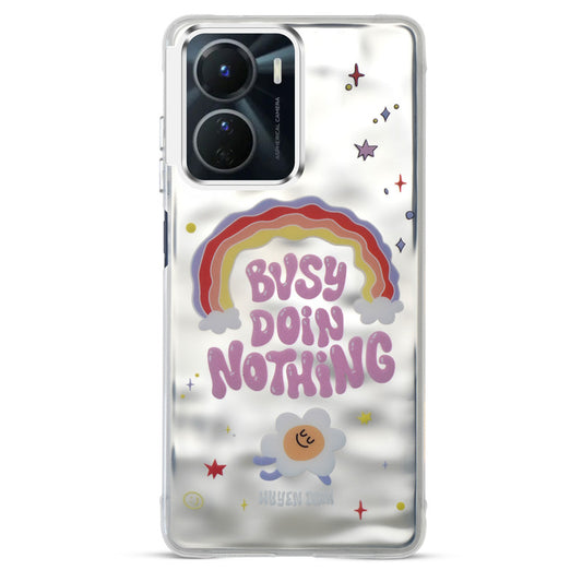 Wrinkle & Artistic Wave Printed Phone Case For Vivo Y16