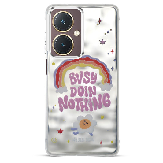 Wrinkle & Artistic Wave Printed Phone Case For Vivo Y27 4G