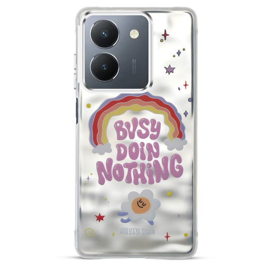 Wrinkle & Artistic Wave Printed Phone Case For Vivo Y36 4G