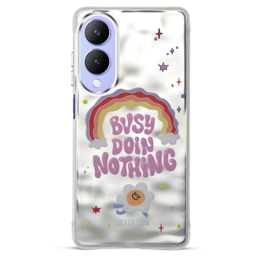 Wrinkle & Artistic Wave Printed Phone Case For Vivo Y17s