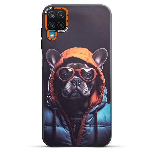 Dark Aesthetic Wild Animal Printed Back Cases For Samsung A12