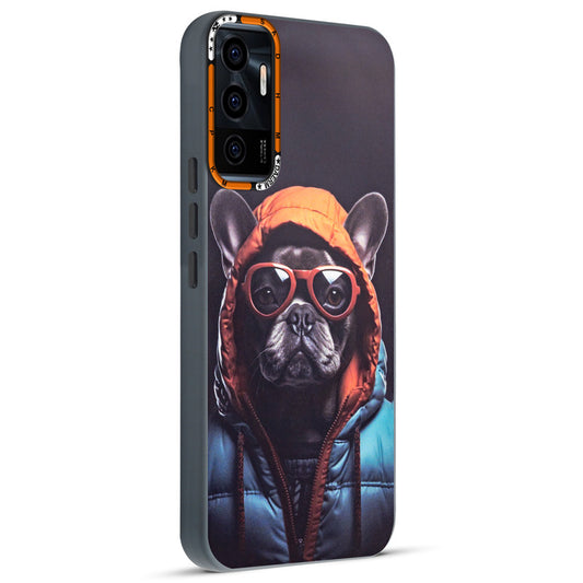 Dark Aesthetic Wild Animal Printed Back Cases For Vivo V23E 5G