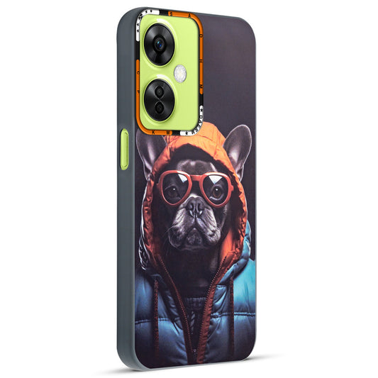 Dark Aesthetic Wild Animal Printed Back Cases For OnePlus Nord CE 3 Lite 5G