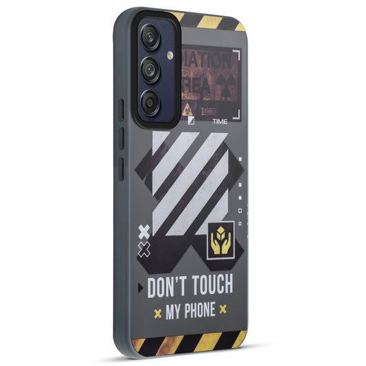 Mechanical Circuit Sector Print Hard Back Cover For Samsung F55 5G