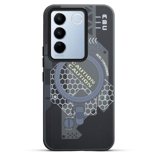 Circuit Printed Hard Back Cover Case For Vivo V27 5G