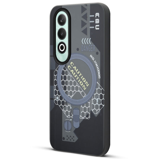 Mechanical Circuit Print Hard Back Cover For OnePlus Nord CE 4 5G