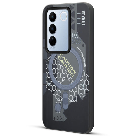 Circuit Printed Hard Back Cover Case For Vivo V27 5G