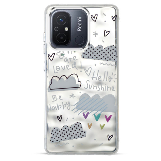 Wrinkle & Artistic Wave Printed Phone Case For Redmi 12C