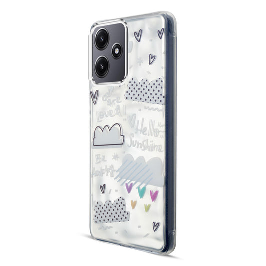 Wrinkle & Artistic Wave Printed Phone Case For Redmi 12 5G