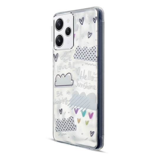 Wrinkle & Artistic Wave Printed Phone Case For Redmi 12 4G