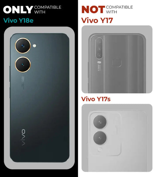 Soft Frame Clear Case For Vivo Y18e