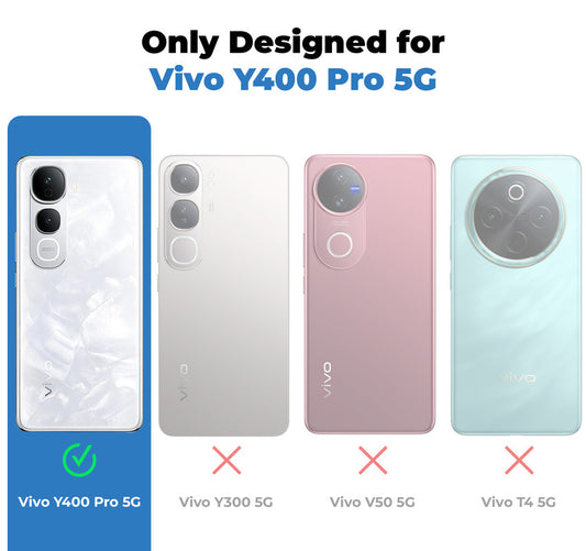 Soft Frame Clear Case For Vivo Y400 Pro 5G