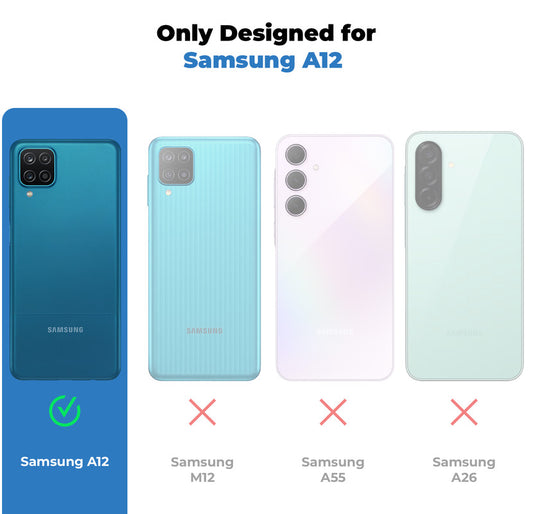 Soft Frame Clear Case For Samsung A12