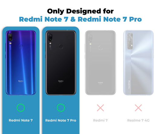 Soft Frame Clear Case For Redmi Note 7 Pro