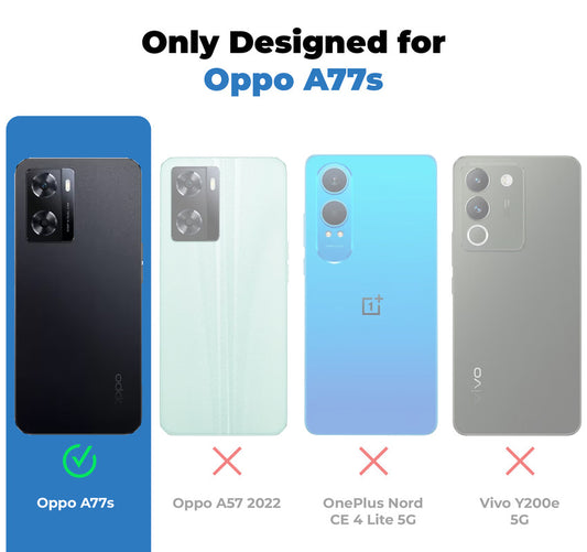 Soft Frame Clear Case For Oppo A77s