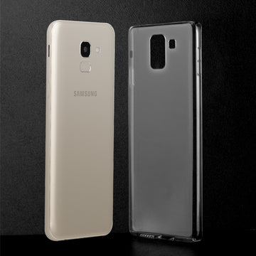 Crystal Clear Hard Back Anti-Yellowing Phone Case For Samsung J6