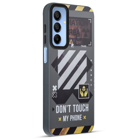 Mechanical Circuit Sector Print Hard Back Cover For Samsung F15 5G