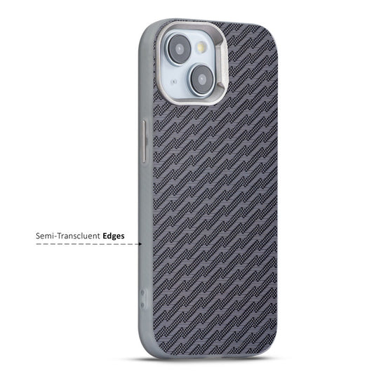 Elegant Hybrid Pattern Design Back Case For Apple iPhone 15 Plus