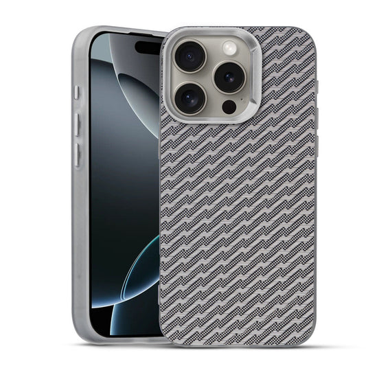 Elegant Hybrid Pattern Design Back Case For Apple iPhone 16 Pro Max