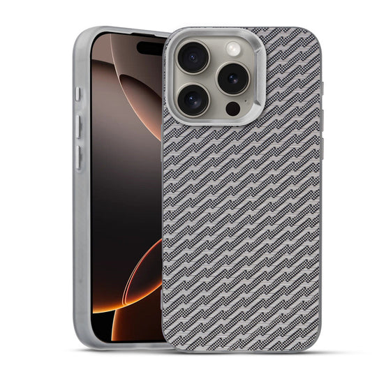 Elegant Hybrid Pattern Design Back Case For Apple iPhone 16 Pro