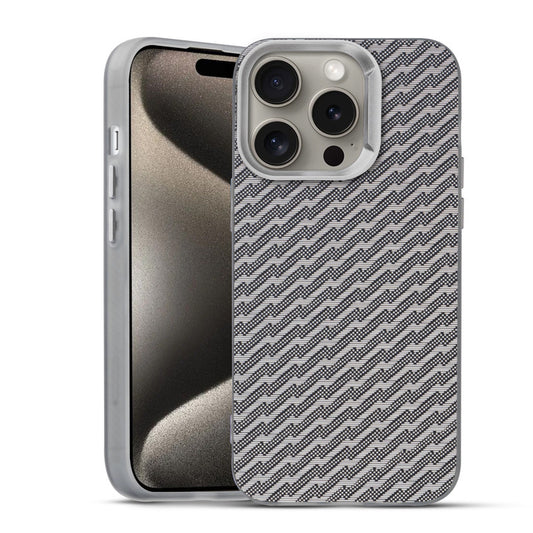 Elegant Hybrid Pattern Design Back Case For Apple iPhone 15 Pro Max