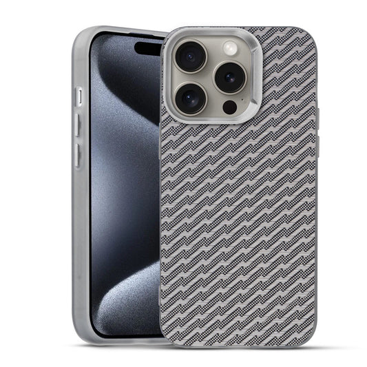 Elegant Hybrid Pattern Design Back Case For Apple iPhone 15 Pro