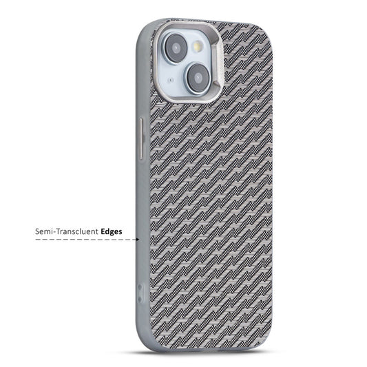 Elegant Hybrid Pattern Design Back Case For Apple iPhone 15 Plus