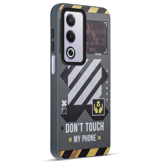 Mechanical Circuit Sector Print Hard Back Cover For Oppo A3 Pro 5G
