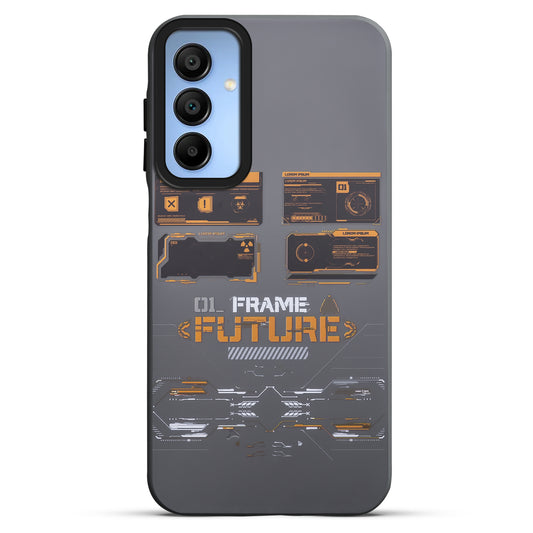 Mechanical Circuit Sector Print Hard Back Cover For Samsung F15 5G