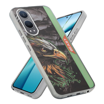 Beast Mode Animal Printed Back Case For OnePlus Nord CE 4 Lite 5G With Hard Back & Glow Effect