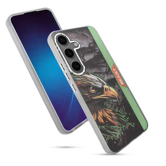 Beast Mode Animal Printed Back Case For Samsung S25 Plus 5G With Hard Back & Glow Effect