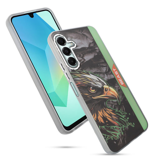 Beast Mode Animal Printed Back Case For Samsung A16 5G With Hard Back & Glow Effect